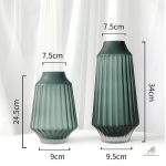 Vase en verre dépoli au charme discret
