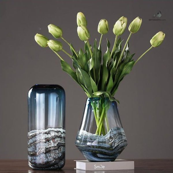 vase-verre-souffle-design-1 Vase en verre soufflé design moderne