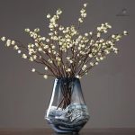 Vase en verre soufflé pour intérieur stylé