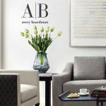 Vase design en verre soufflé pour fleurs